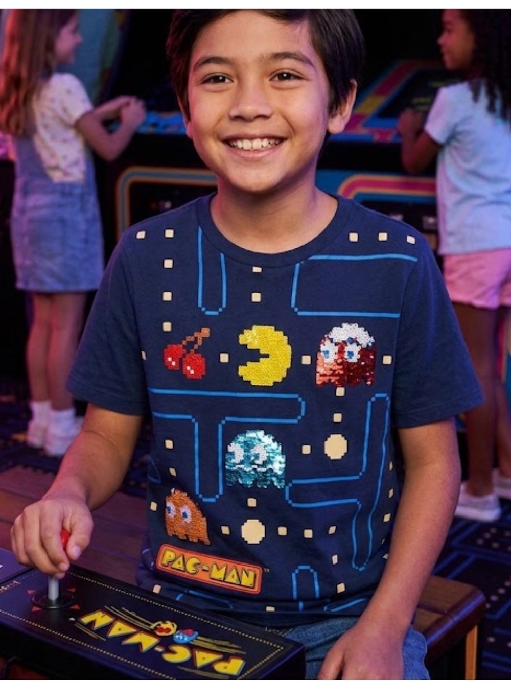 Pac-Man sequin T-Shirt